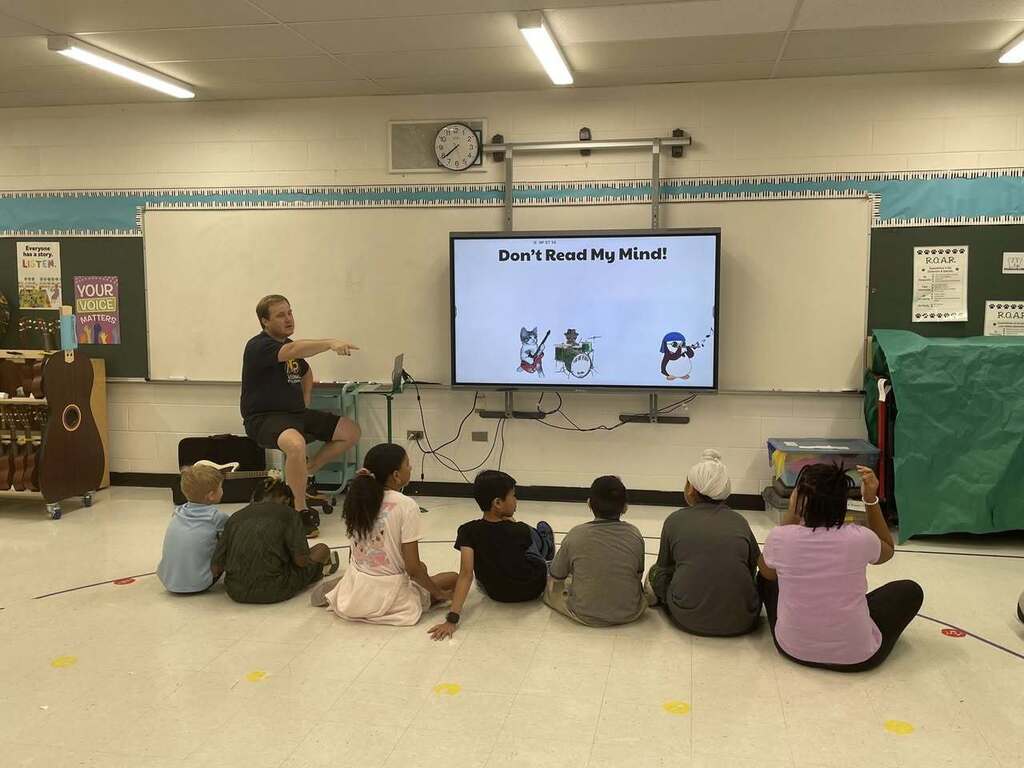 Music class during Wildcat Summer Adventures 