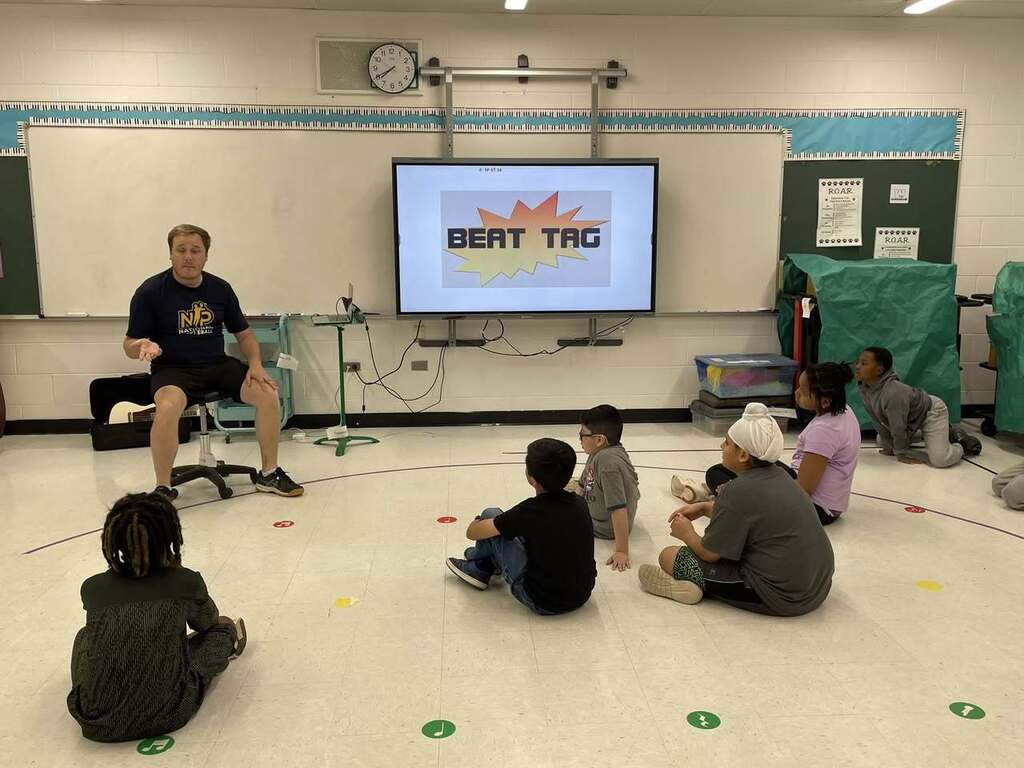 Music class during Wildcat Summer Adventures 