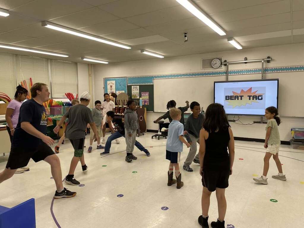 Music class during Wildcat Summer Adventures 
