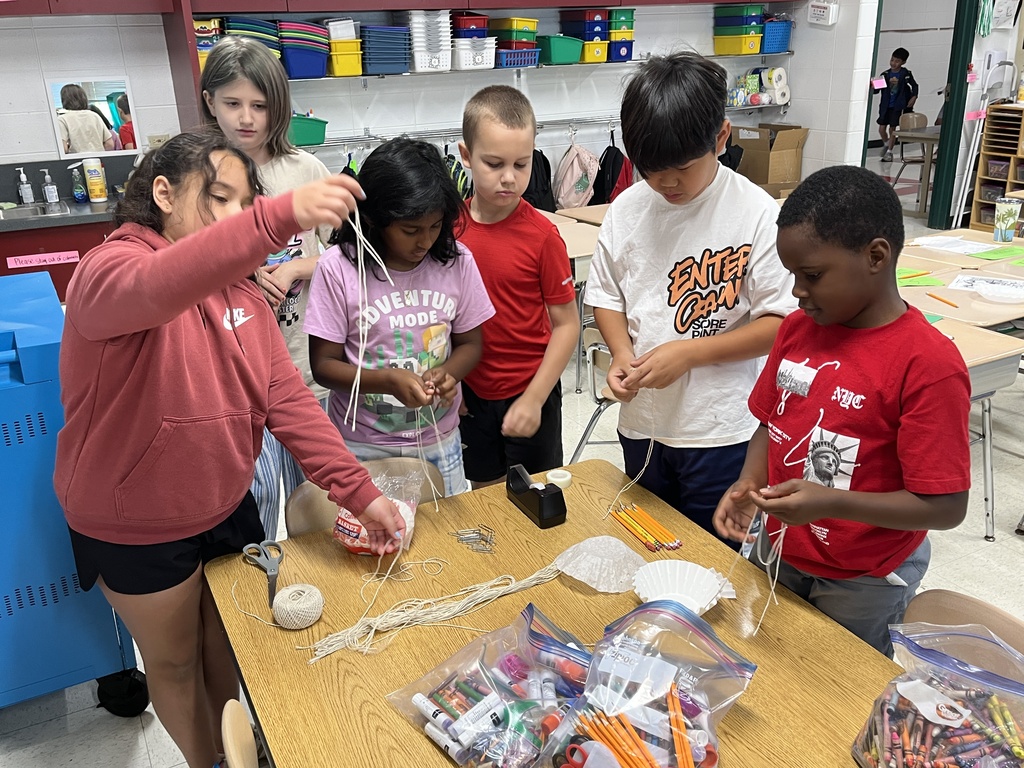 creating parachutes in class