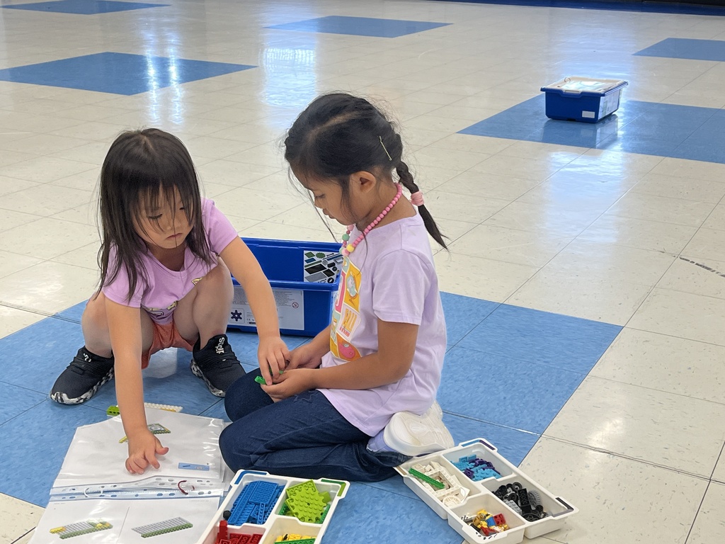 STEM model building with legos