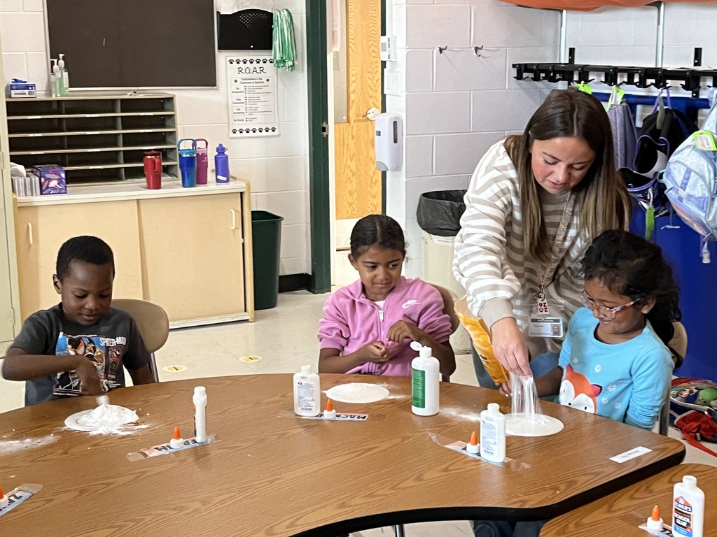Making SLIME at Wildcat Summer Adventures in Ms. Fontana's class