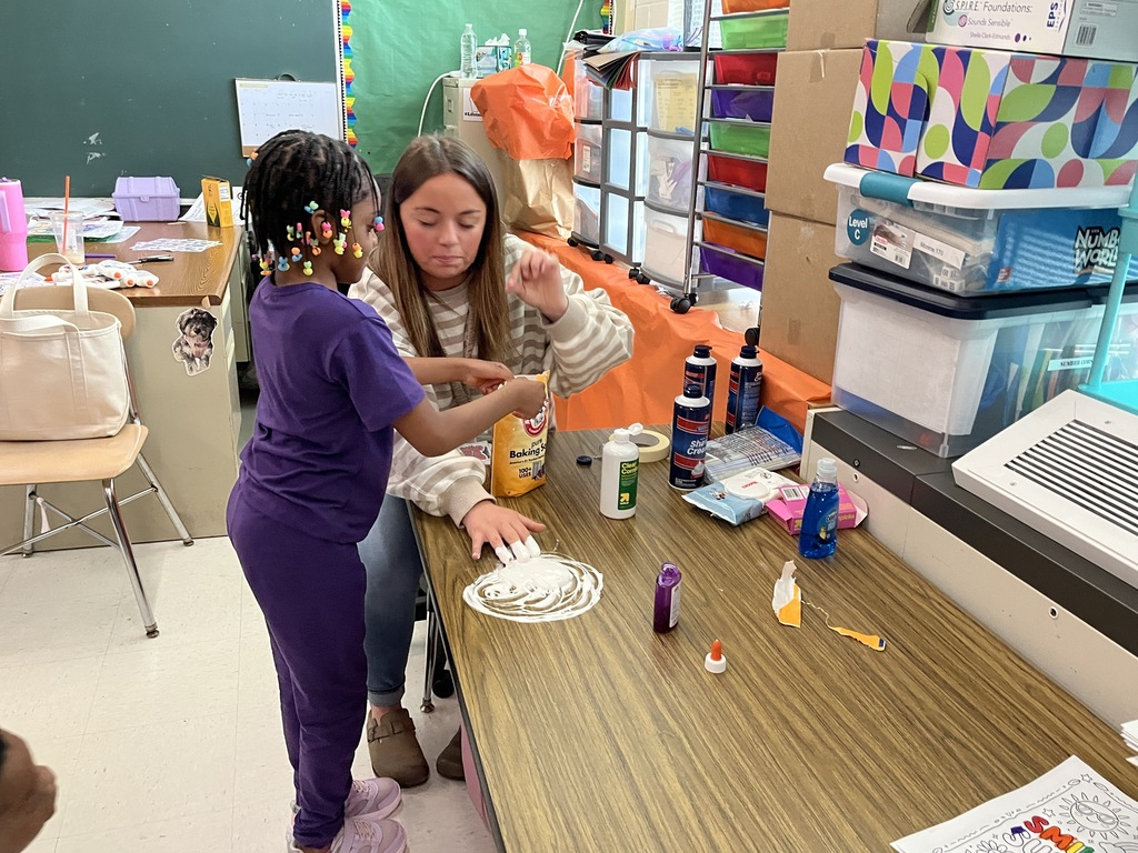 Making SLIME at Wildcat Summer Adventures in Ms. Fontana's class