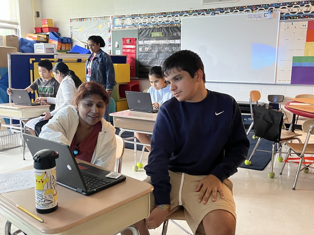Typing challenge in Ms. Kuruvilla's class