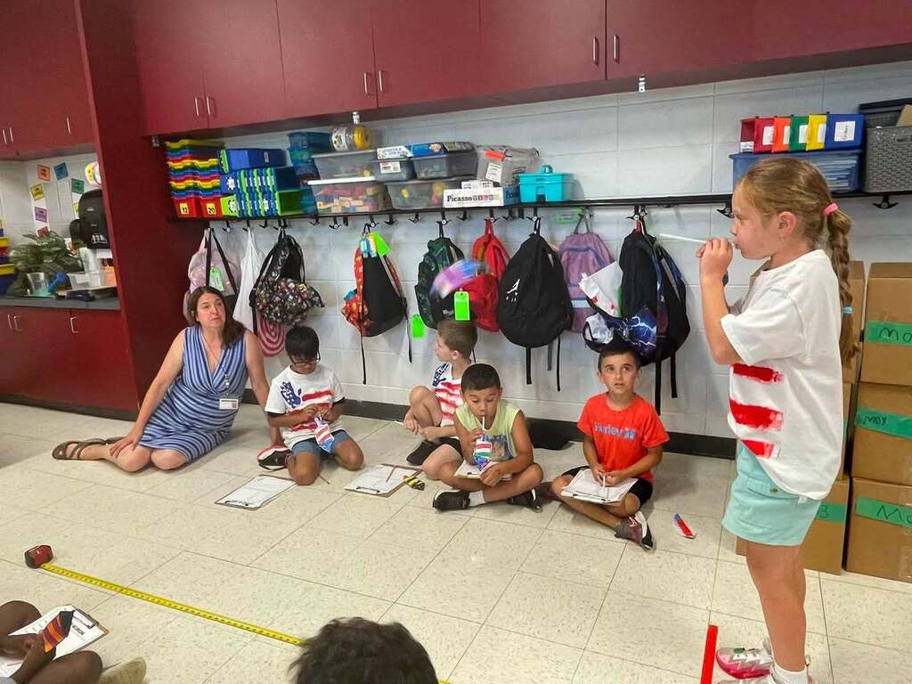 Ms Moy's class launching their paper fireworks!