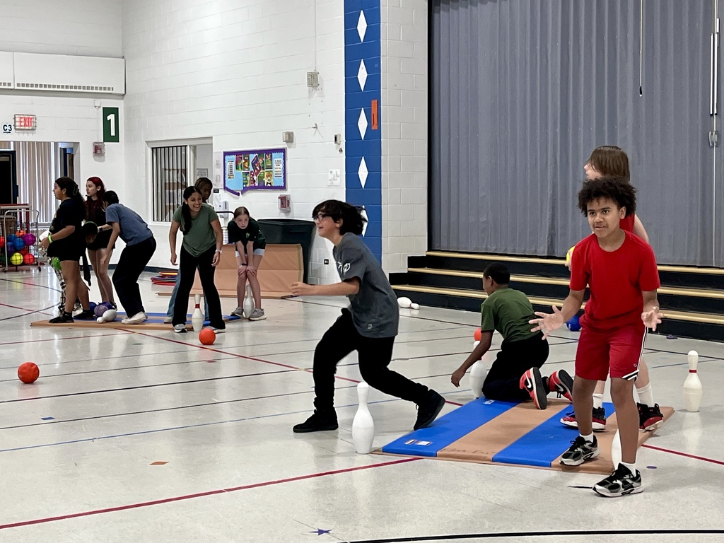 Field Day Team Games in the gym