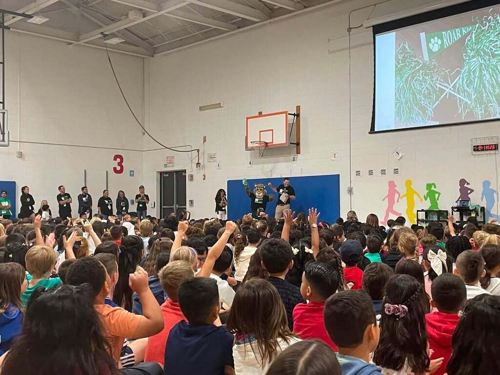 All school assembly at ELEM 
