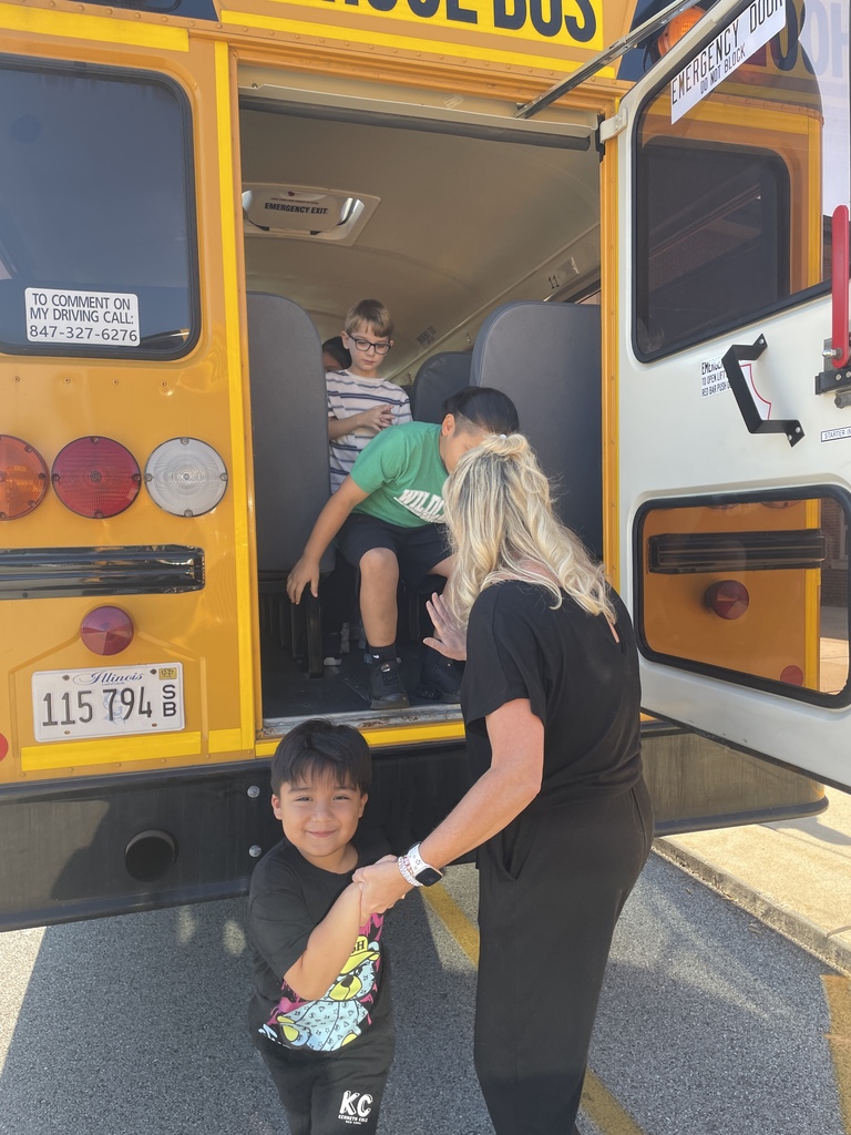 Bus evacuation drill at Woodland Elementary, Aug. 2026