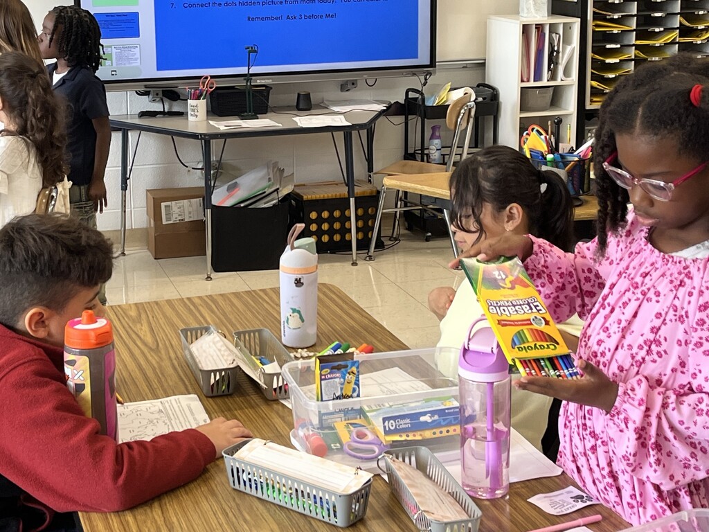 The students in Ms. Rinkenberger's class had fun making globes during social studies