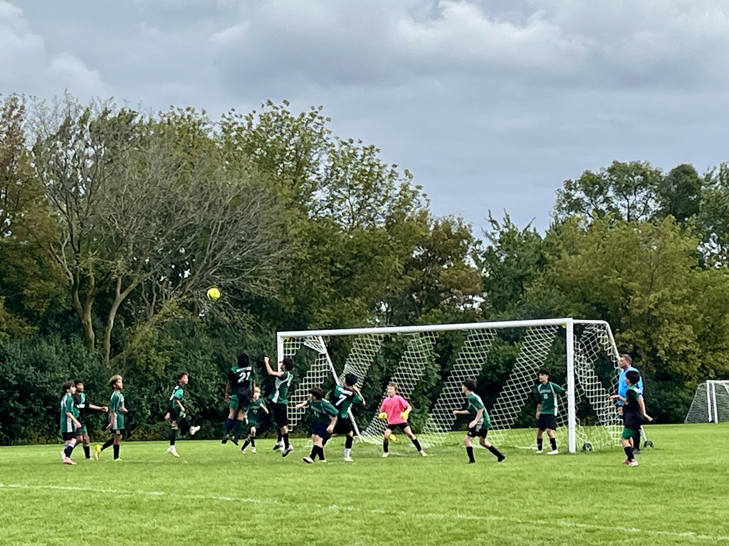 Action shots from yesterday's soccer match - Woodland Green vs. Woodland White! Sept. 2026