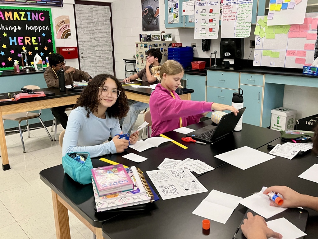 WMS students complete service projects during the district day of service, Sept. 2026