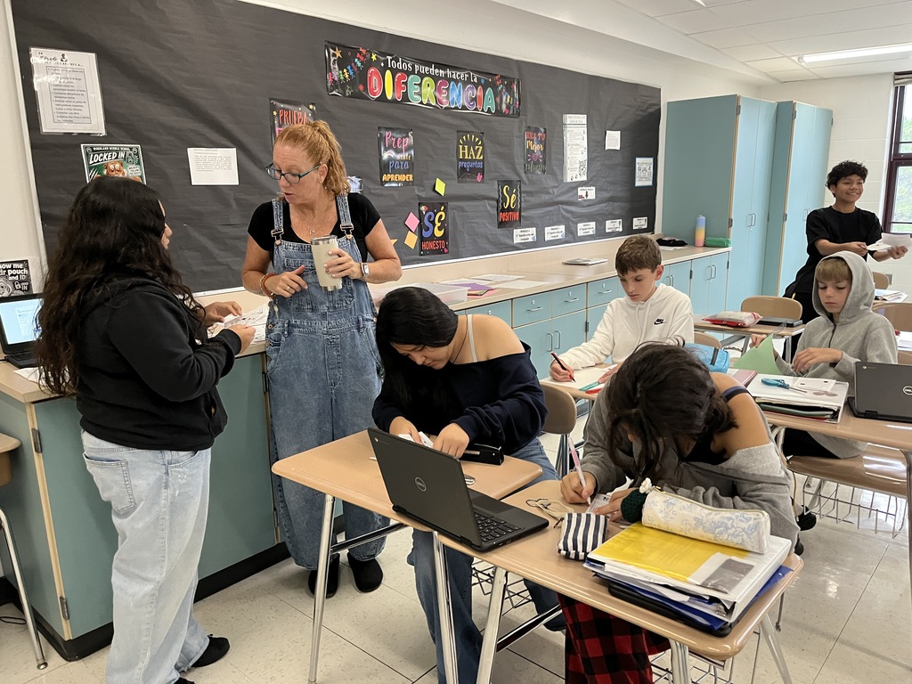 WMS students complete service projects during the district day of service, Sept. 2026