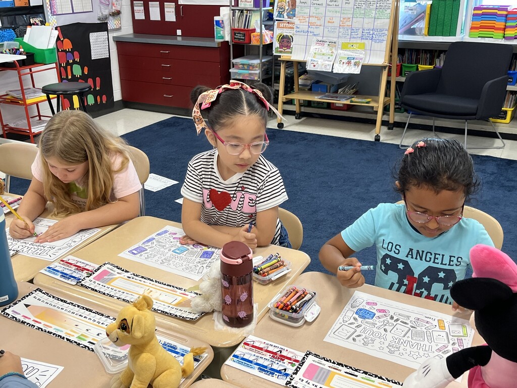Elementary students participate in District Day of Service, Sept. 2026