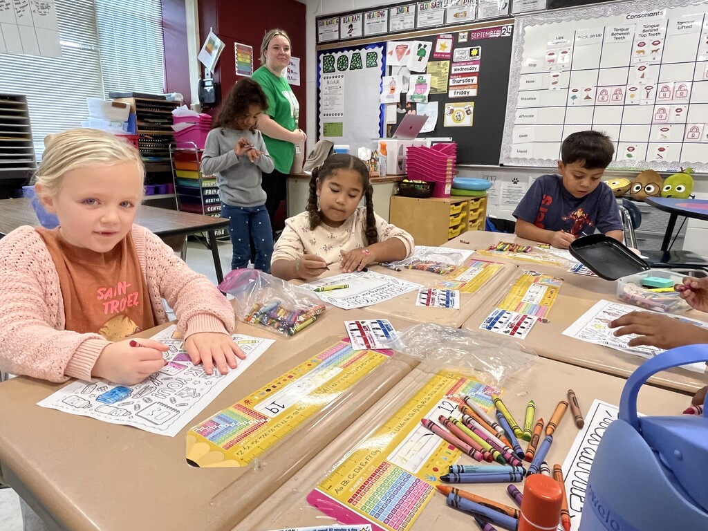 Elementary students participate in District Day of Service, Sept. 2026