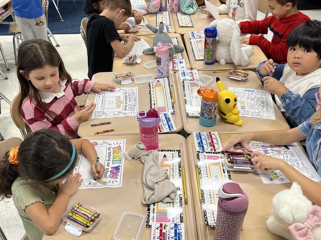 Elementary students participate in District Day of Service, Sept. 2026