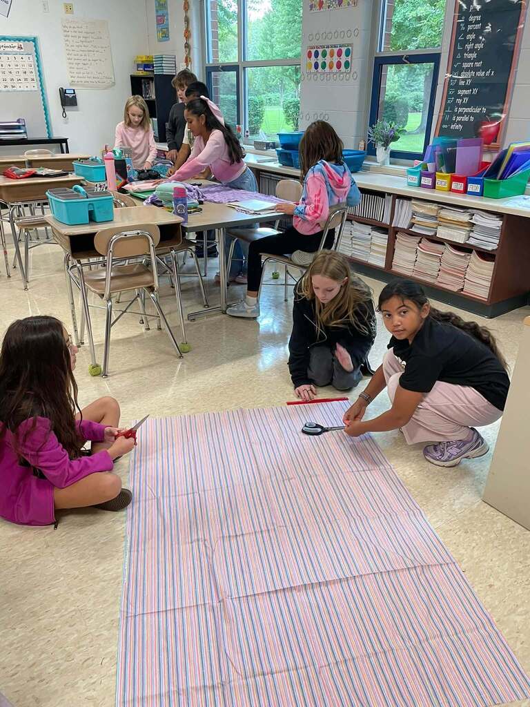 Students participating in Districtwide Day of Service