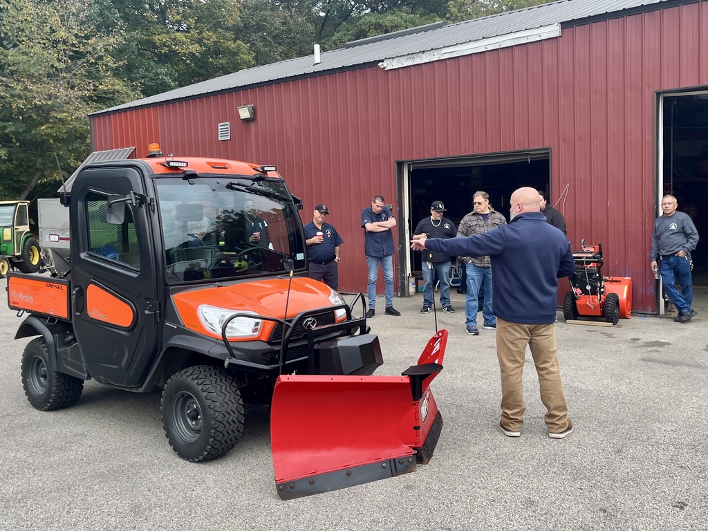 Training on snow removal equipment