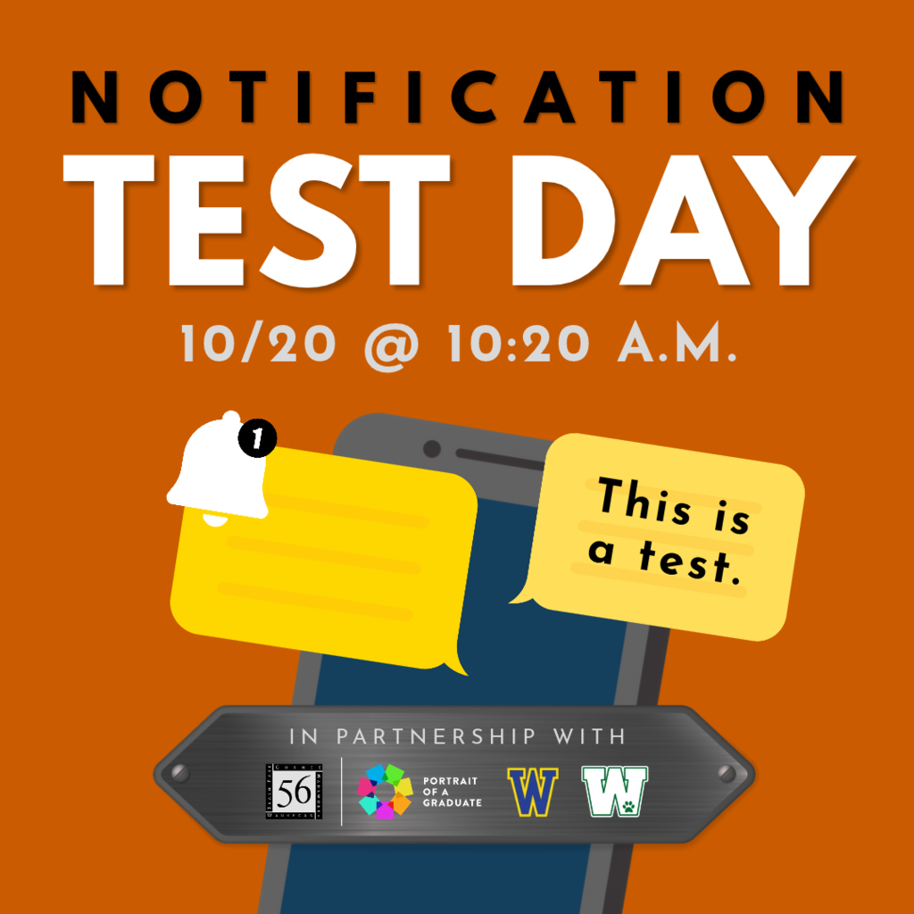 Notification TEST Day on 10/20 @ 10:20