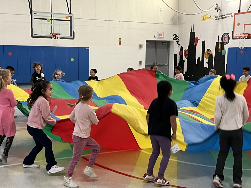 Parachute in P.E. class at Primary, Oct. 2026