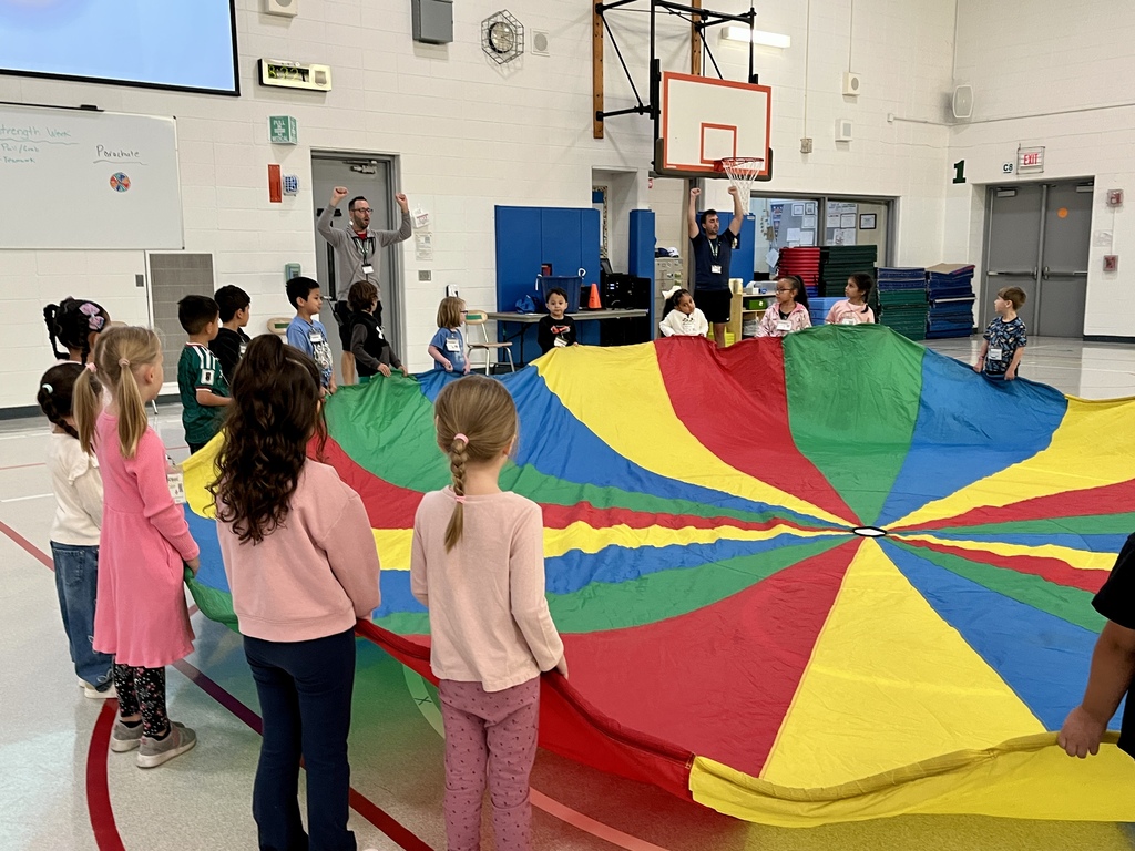 Parachute in P.E. class at Primary, Oct. 2026