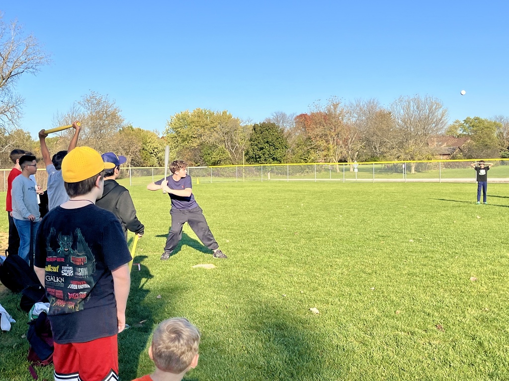 The WMS Wiffle Ball Club closed out their fall season with a Students vs. Parents game
