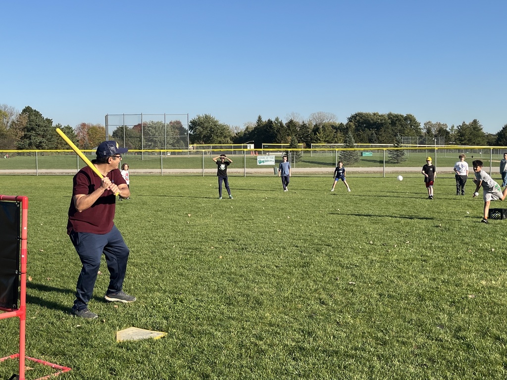 The WMS Wiffle Ball Club closed out their fall season with a Students vs. Parents game