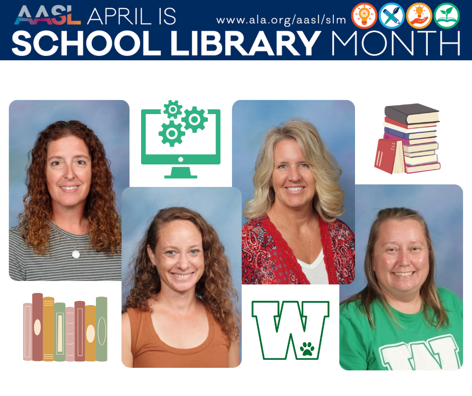 April is School Library Month and April 4 is Librarian Appreciation Day