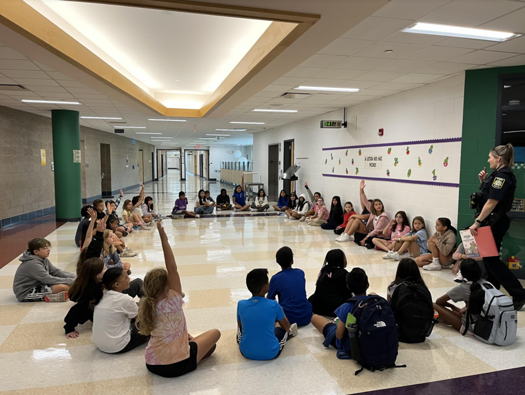 Student Leaders gather at Intermediate