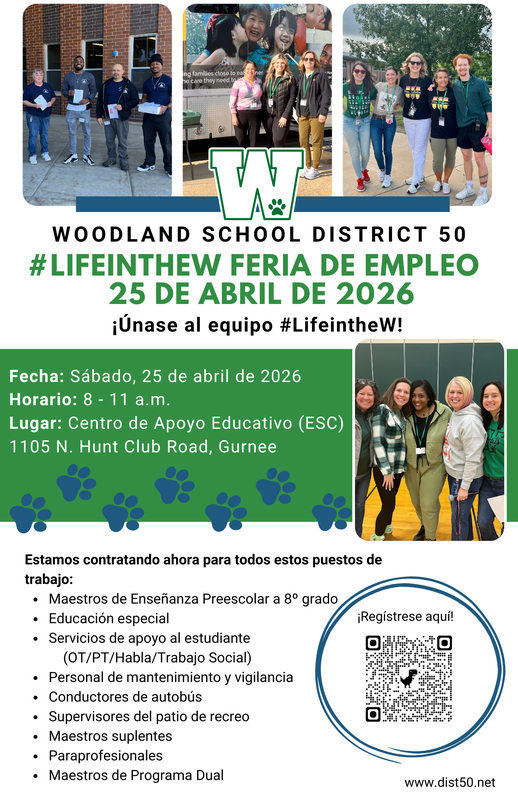 Woodland Career Fair Flyer - Spanish
