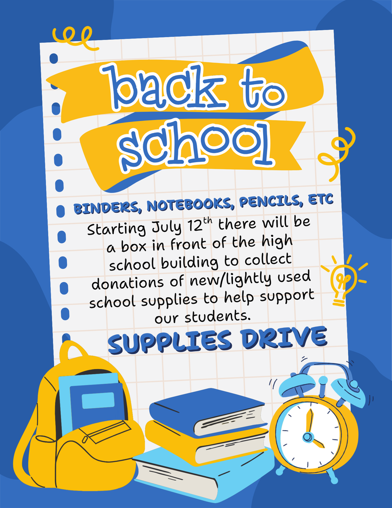 BTS Supply Drive Flyer