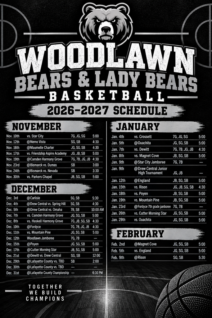 Basketball schedule
