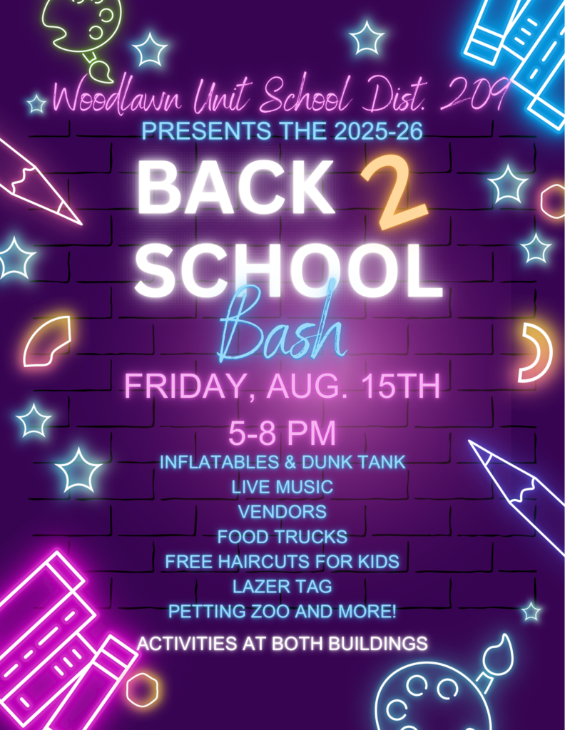 back to school bash flyer