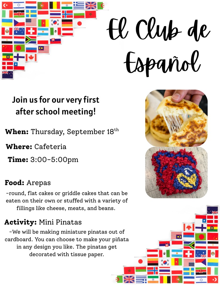 Spanish club flyer 
