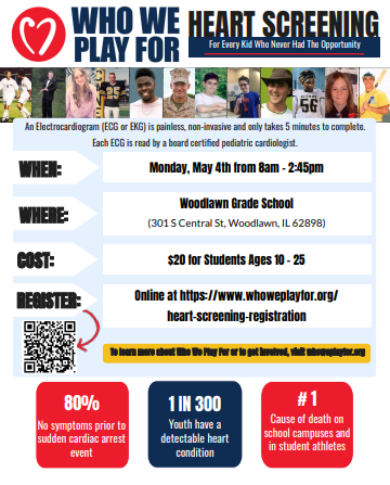 heart screening flyer