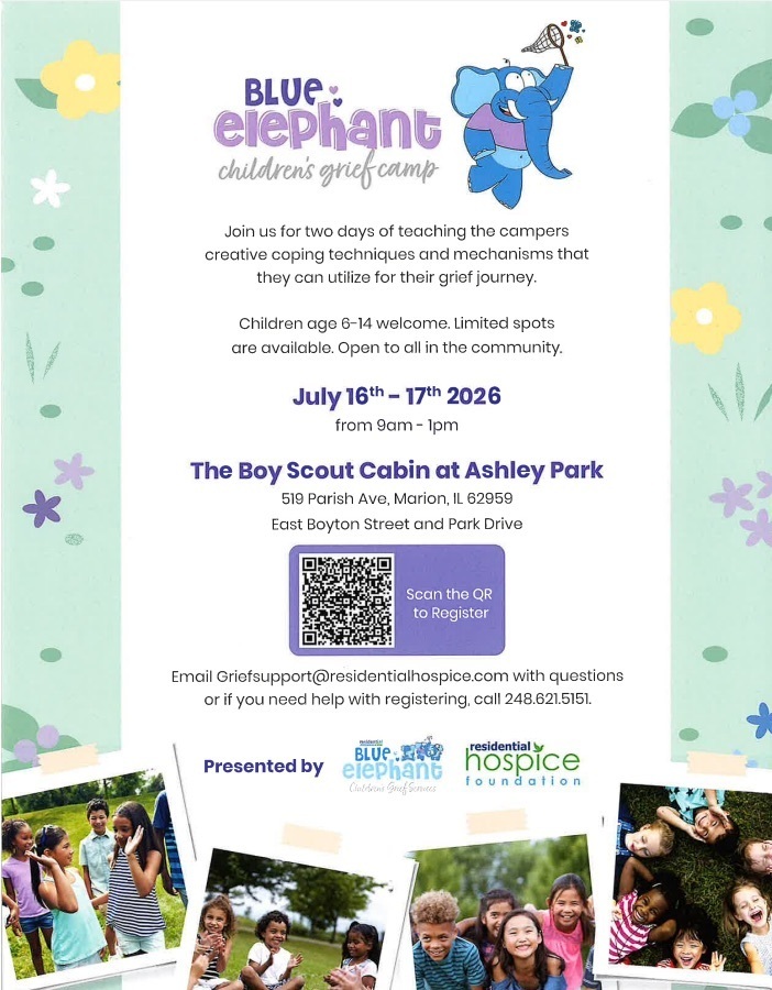 grief camp flyers