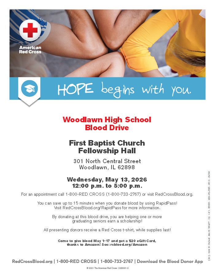 Blood drive flyer
