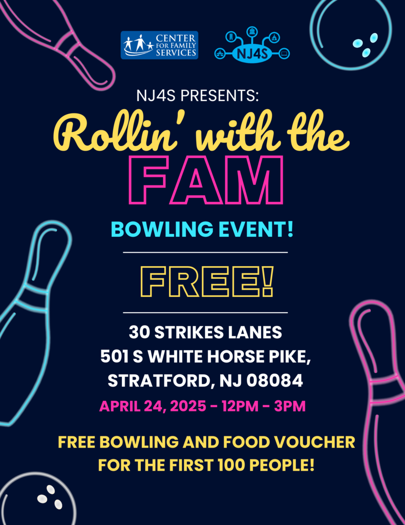 dark blue background free bowling event flyer english