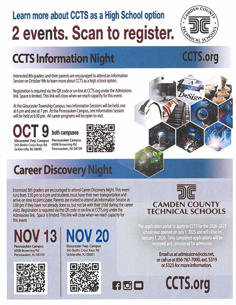 CCTS information registration flyer