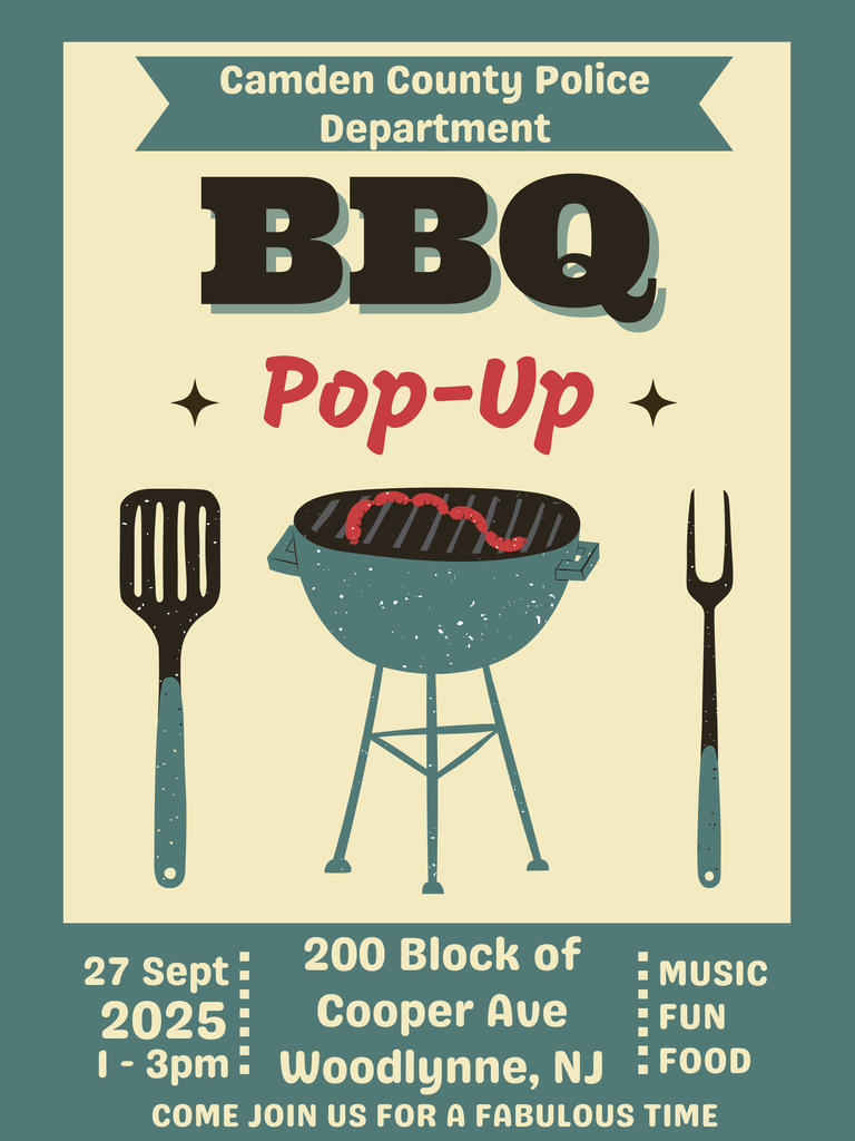Pop up BBQ flyer in English
