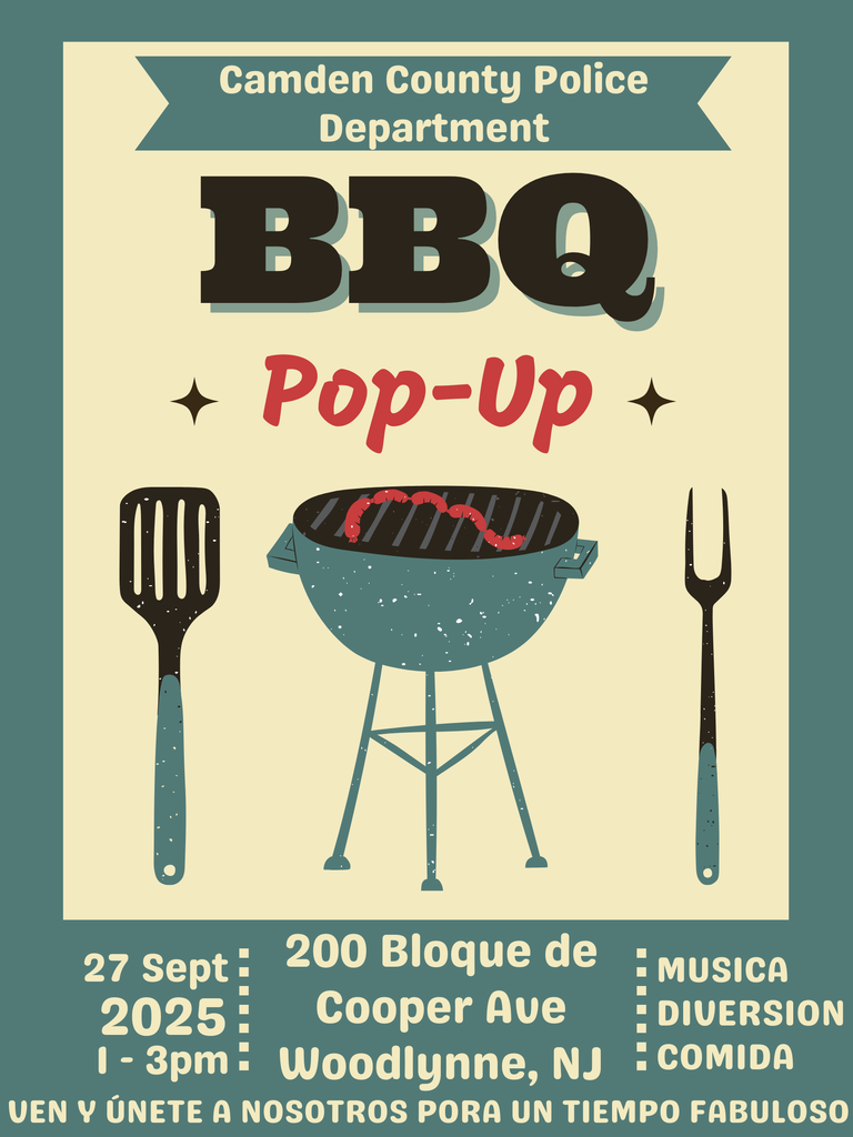 Pop up BBQ flyer in spanish