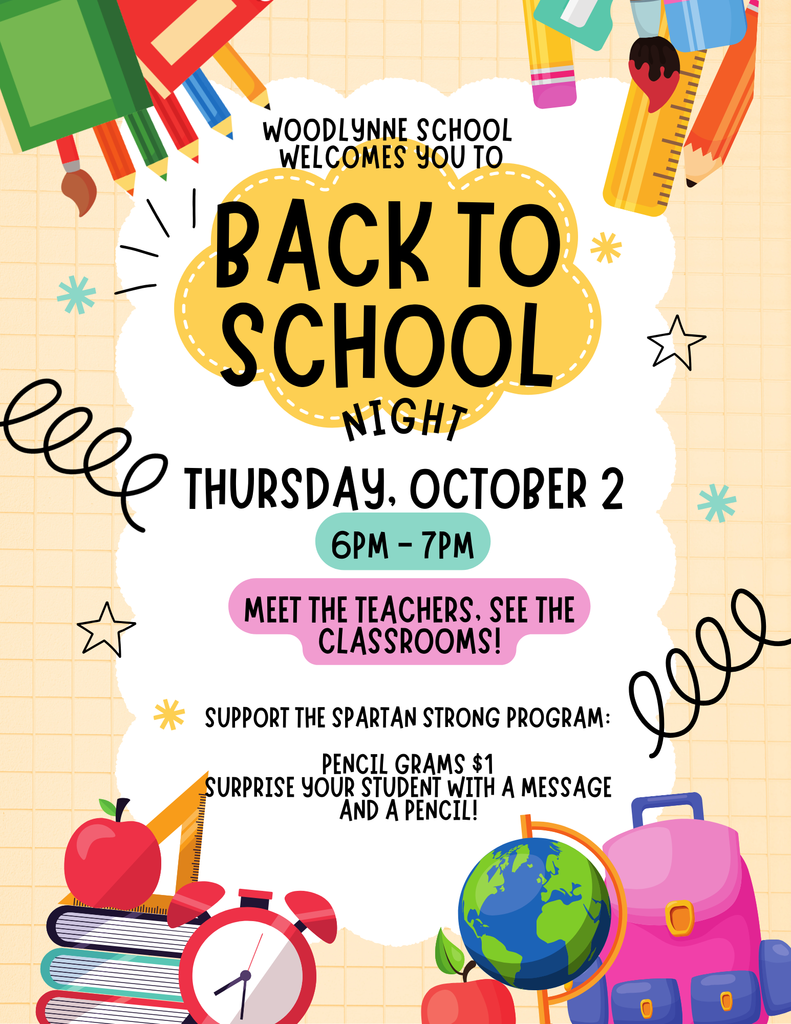 Back to school Night flyer Thurs oct 2nd 6p-7p