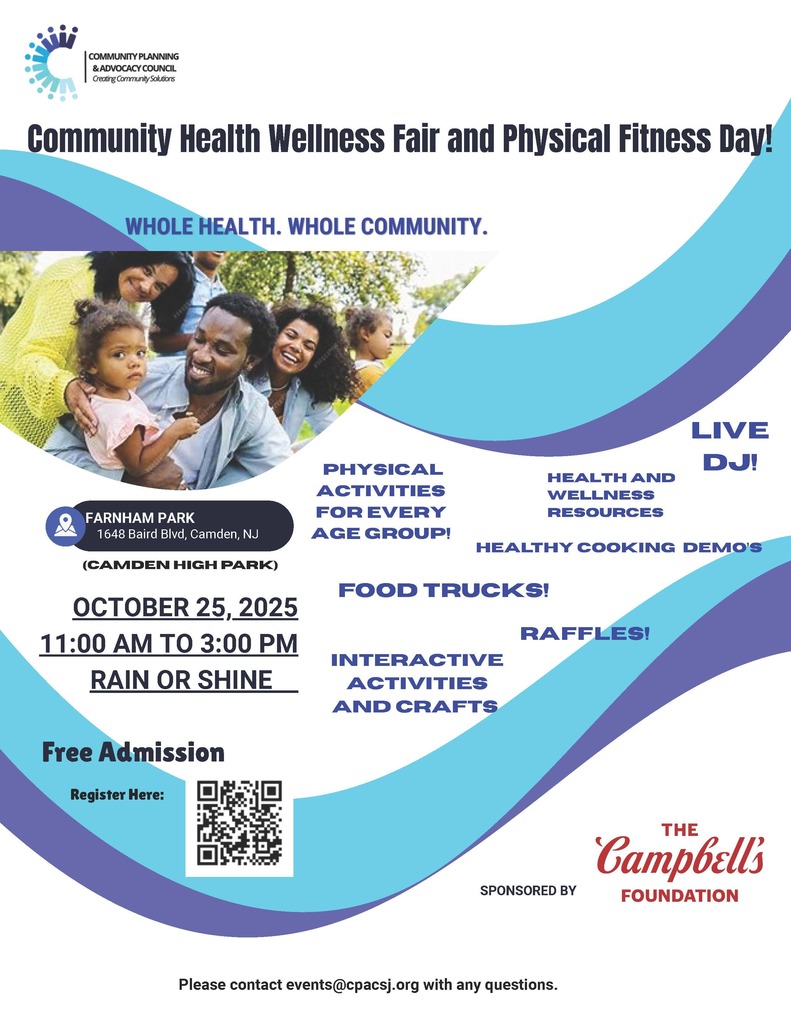 CPAC heath and wellness fair and physical fitness day flyer
