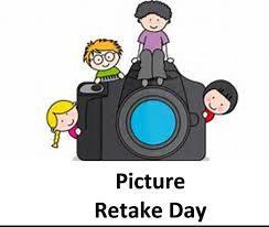 Picture retake day with kids on camera