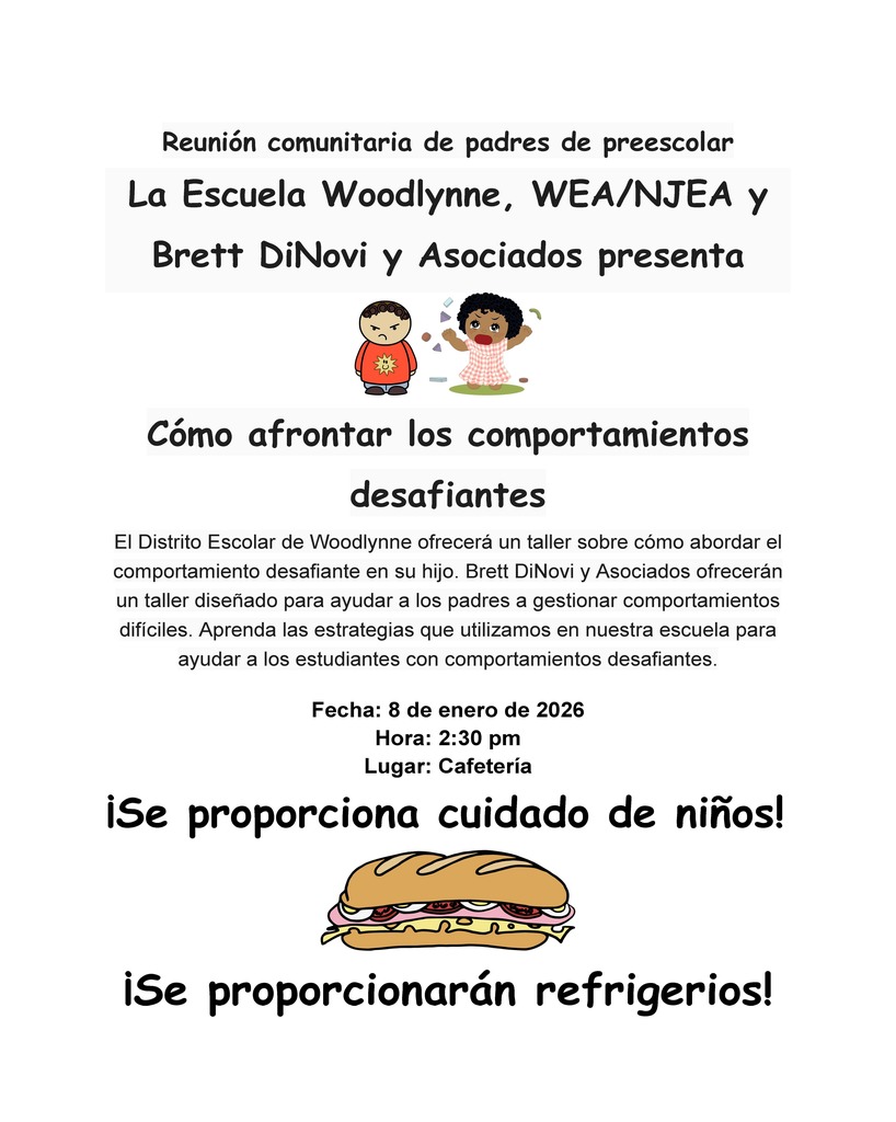 Preschool Community workshop January 8