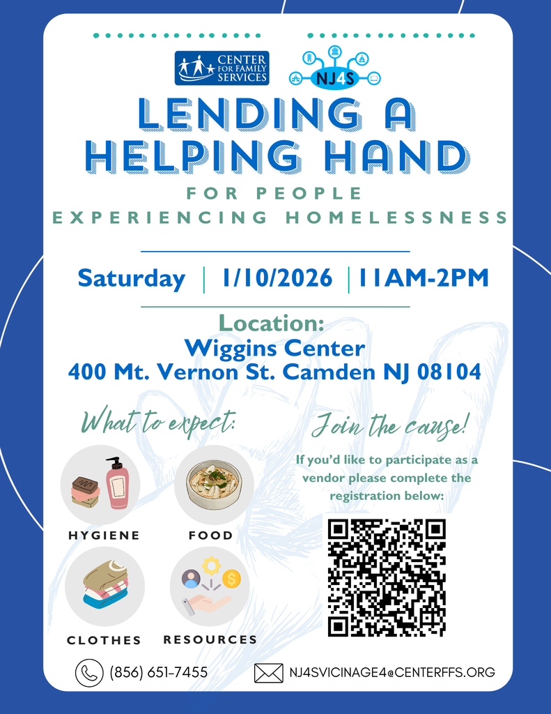 Lending a helping hand for homelessness flyer