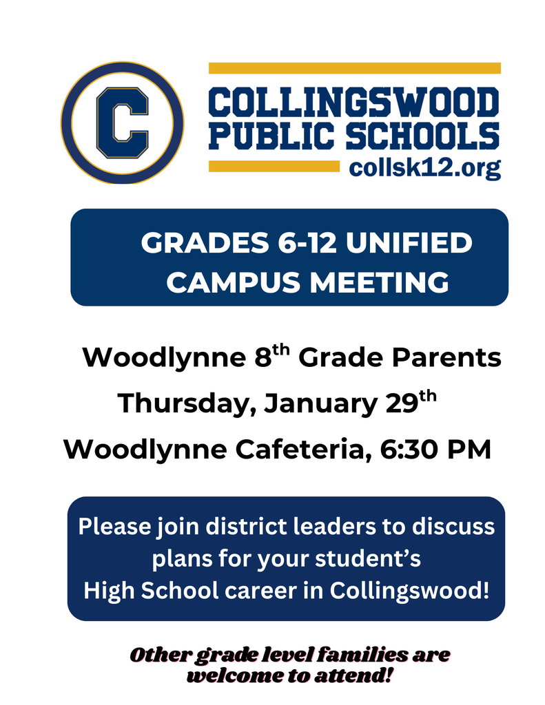 Collingswood unified campus flyer