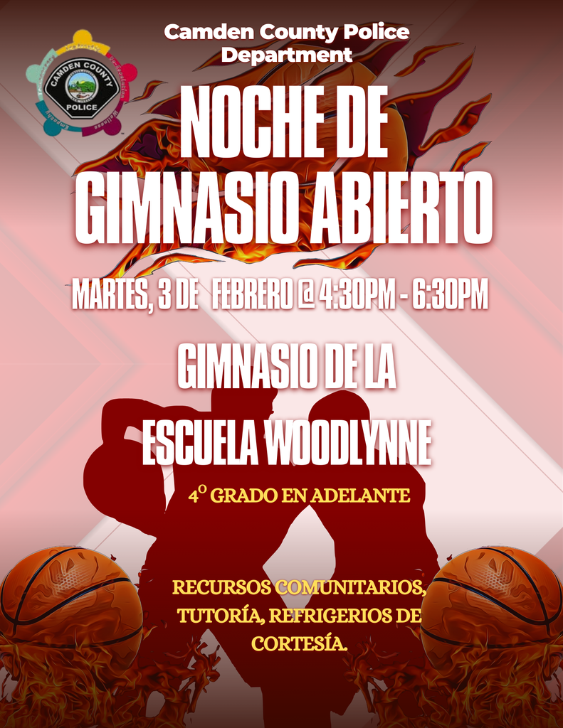 OPEN GYM Night Tuesday,, Feb 3 grades 4-8 spanish