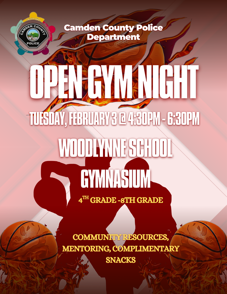 OPEN GYM Night Tuesday, Feb 3 grades 4-8
