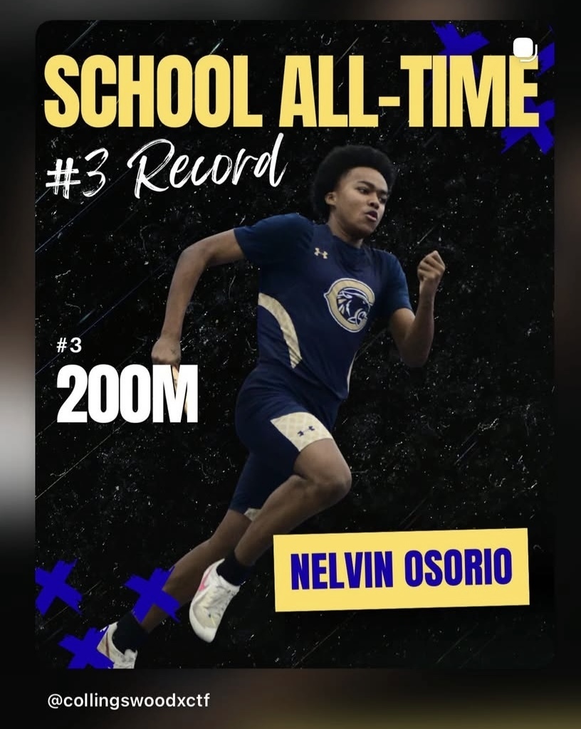 Student running in uniform in the 200 m