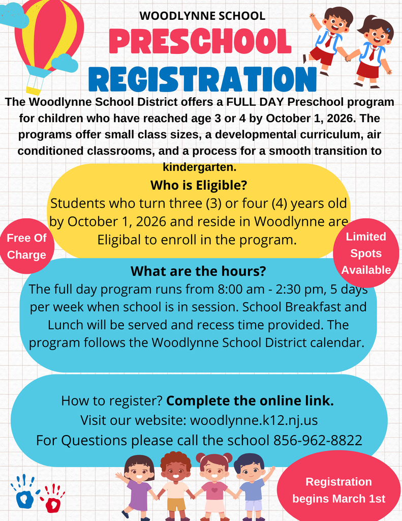 Preschool Registration english